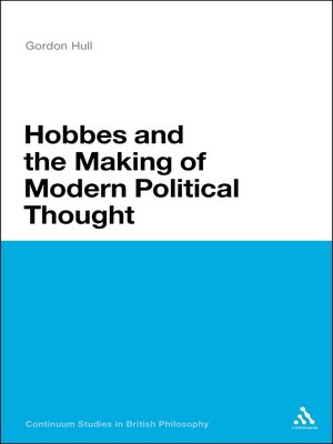 cover image of Hobbes and the Making of Modern Political Thought